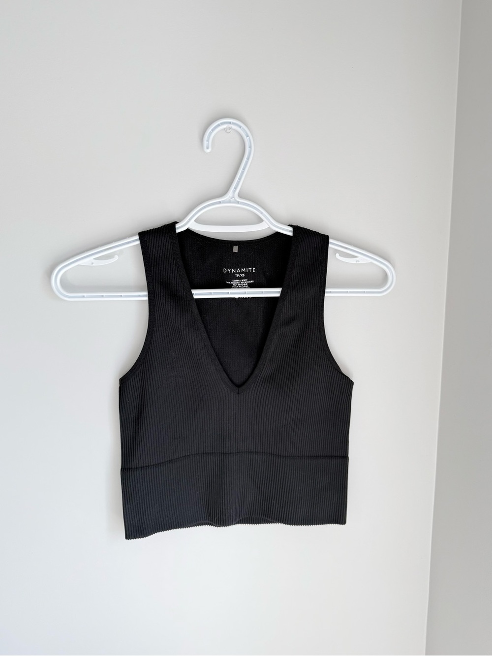 Dynamite seamless ribbed tank top